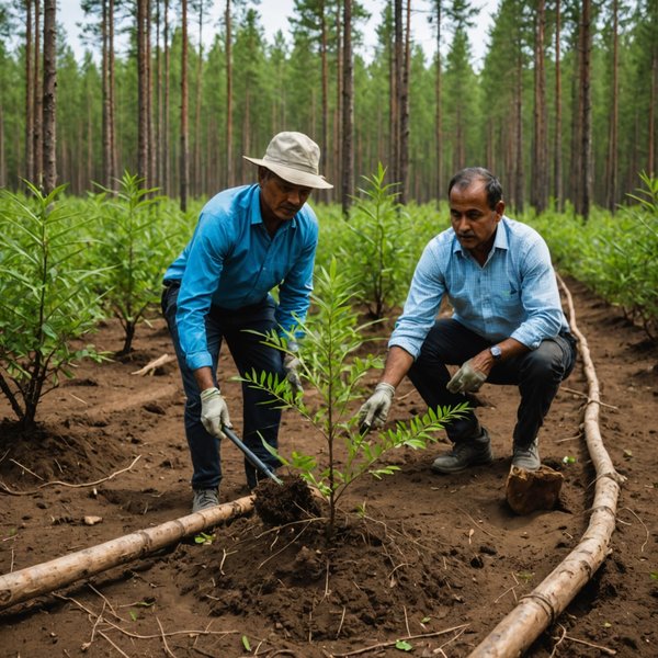 Comment les projets de reforestation peuvent-ils être financés par des initiatives privées ?